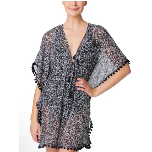 Bleu by Rod Beattie Women's Let's Get Loud Cover-Up Caftan SWIM NWT Small - Picture 7 of 9